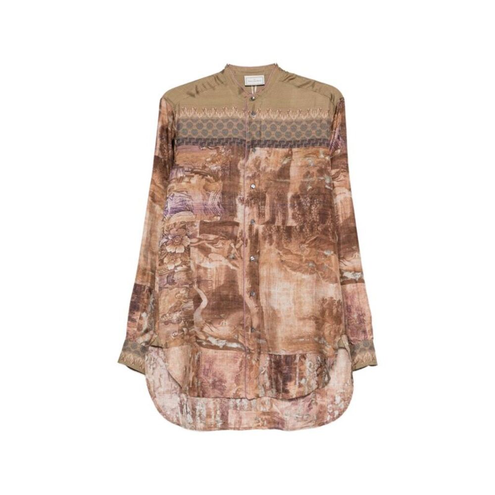 Pierre-Louis Mascia Women Printed Silk Shirt